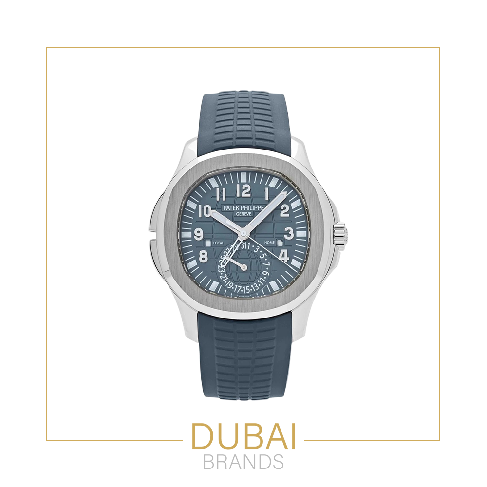 Patek Philippe Aquanaut 42mm Blue Dial Stainless Steel Rubber Strap