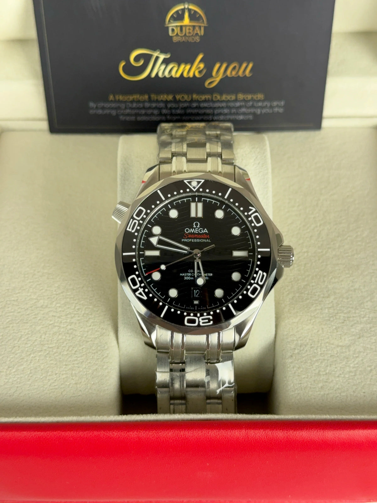 Omega Seamaster Diver 300M 42mm Black Dial Stainless Steel Bracelet