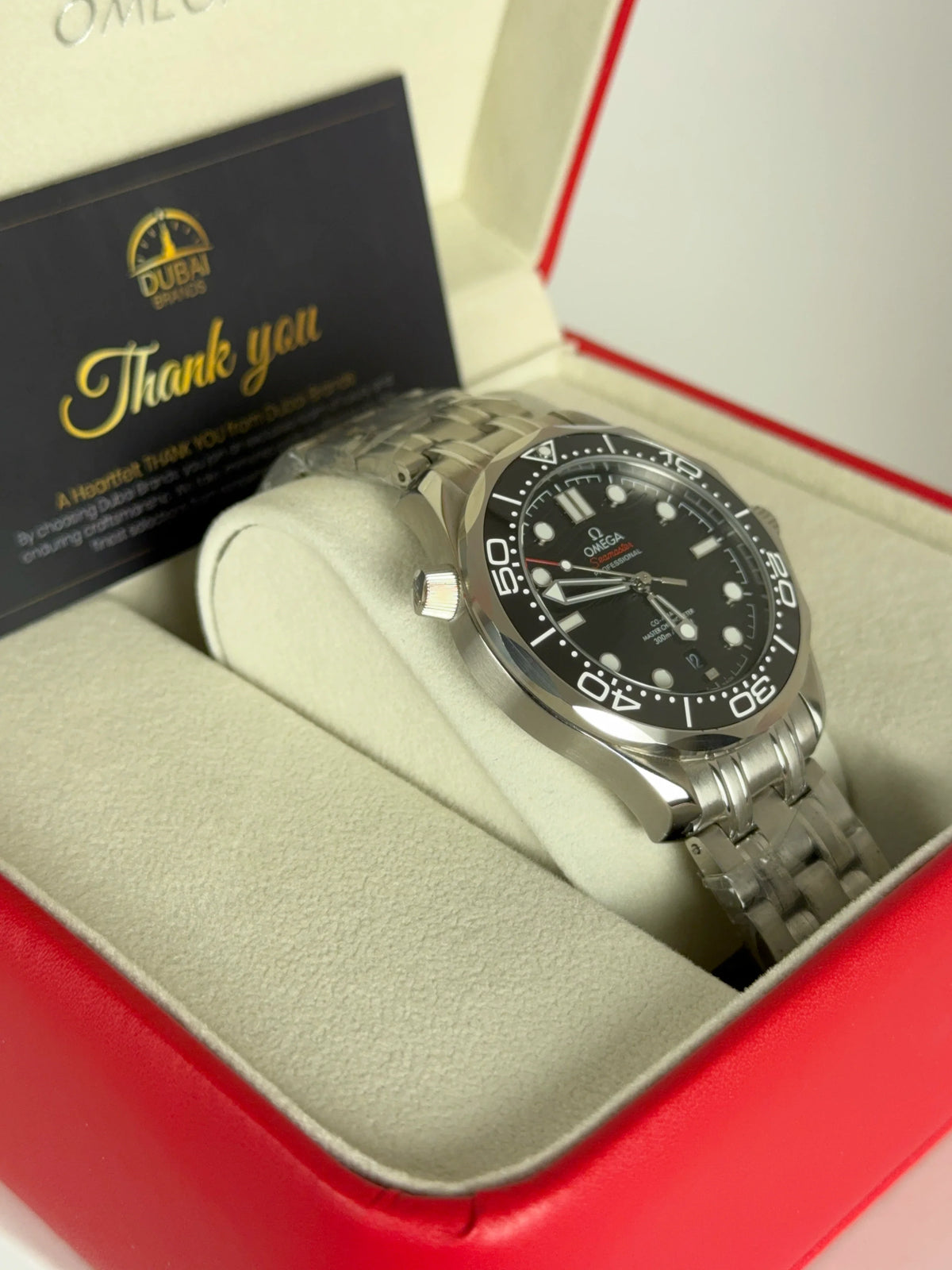 Omega Seamaster Diver 300M 42mm Black Dial Stainless Steel Bracelet