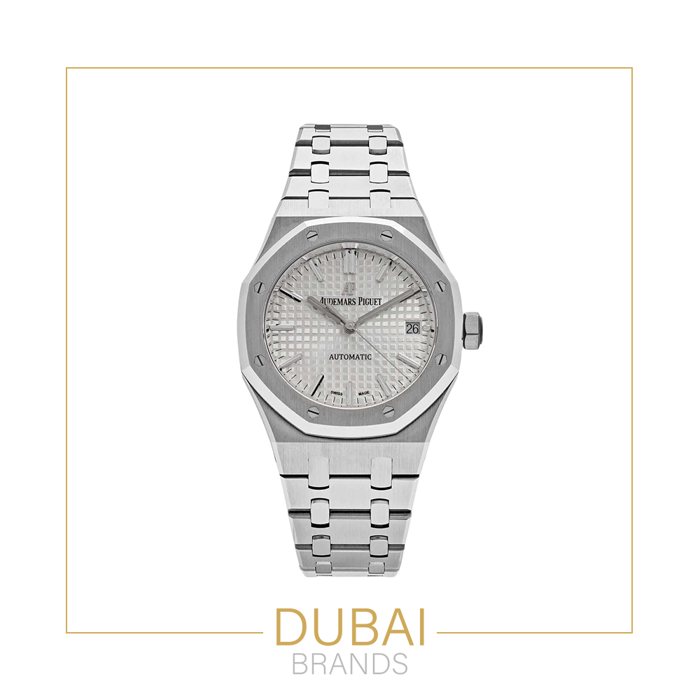 Audemars Piguet Royal Oak Medium Silver Dial Stainless Steel Integrated Bracelet