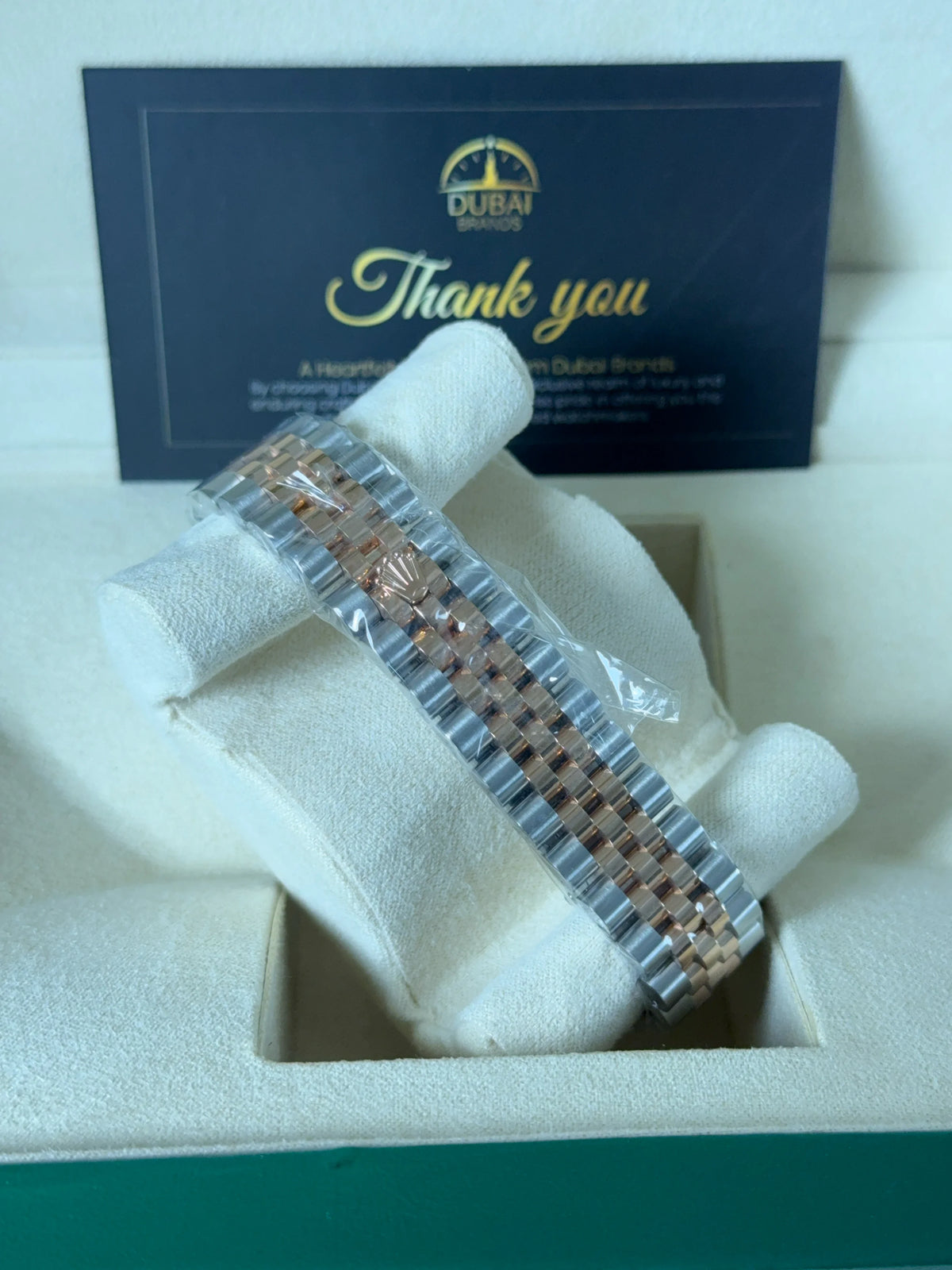 SC Rolex Datejust 31 White Dial Diamond Markers Fluted Bezel Jubilee Two Tone