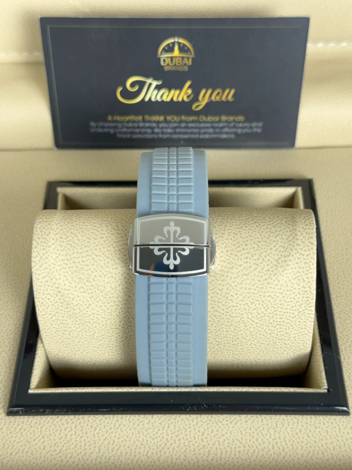 Patek Philippe Aquanaut 42mm Blue Dial Stainless Steel Rubber Strap