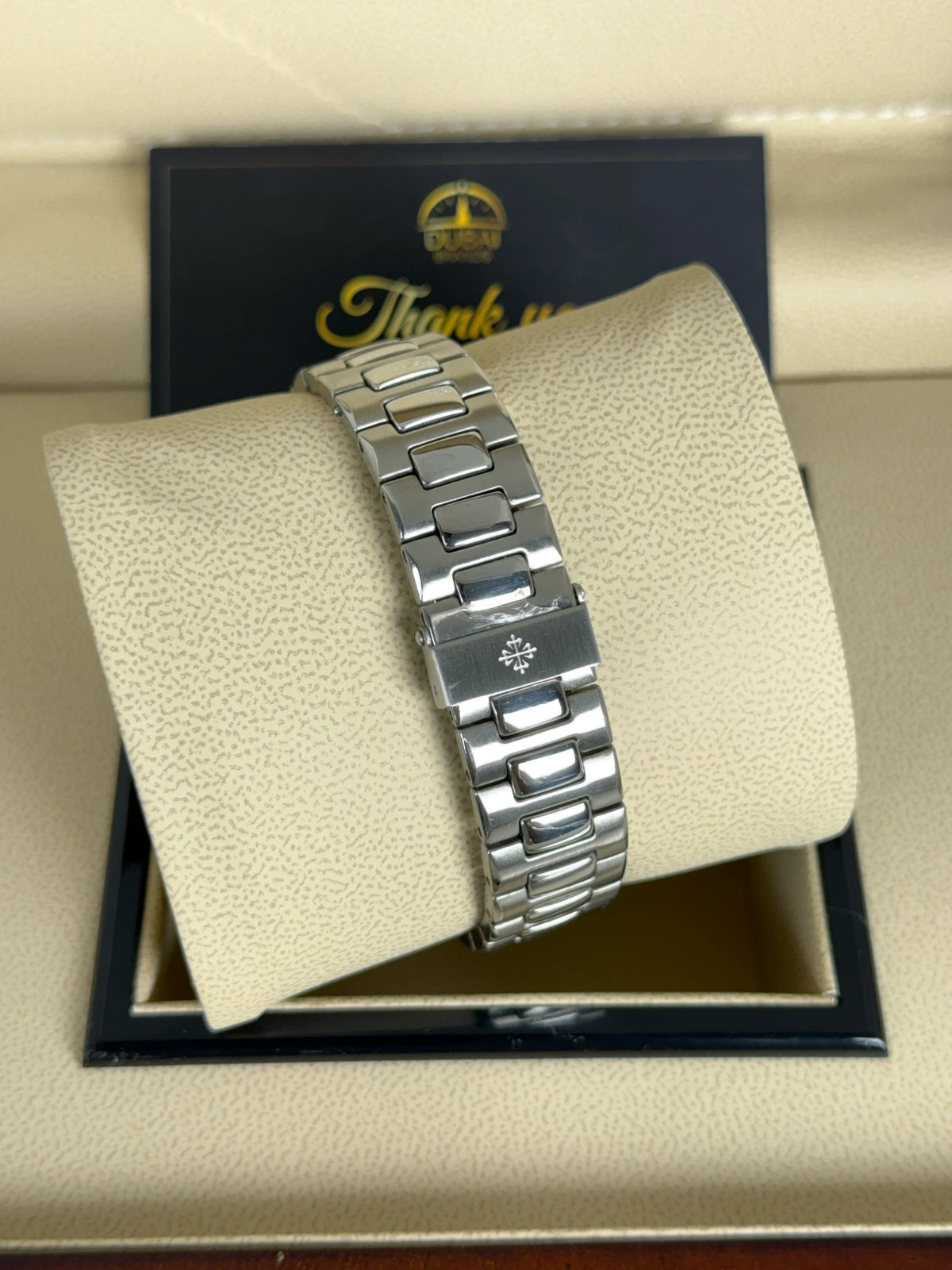 Patek Philippe Nautilus 40mm Black Dial Stainless Steel Bracelet